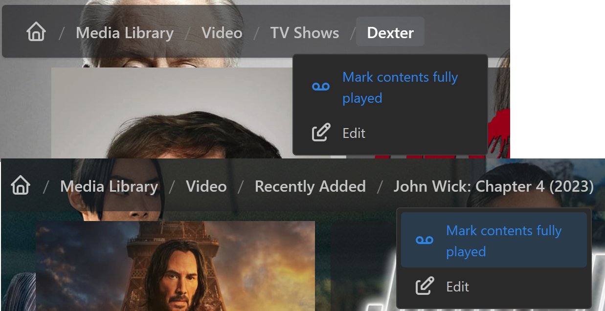 Příklad jak upravit nastavení uživatele